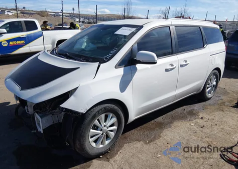 2017 Kia Sedona Lx из США, поврежденный, VIN KNDMB5C12H6315694